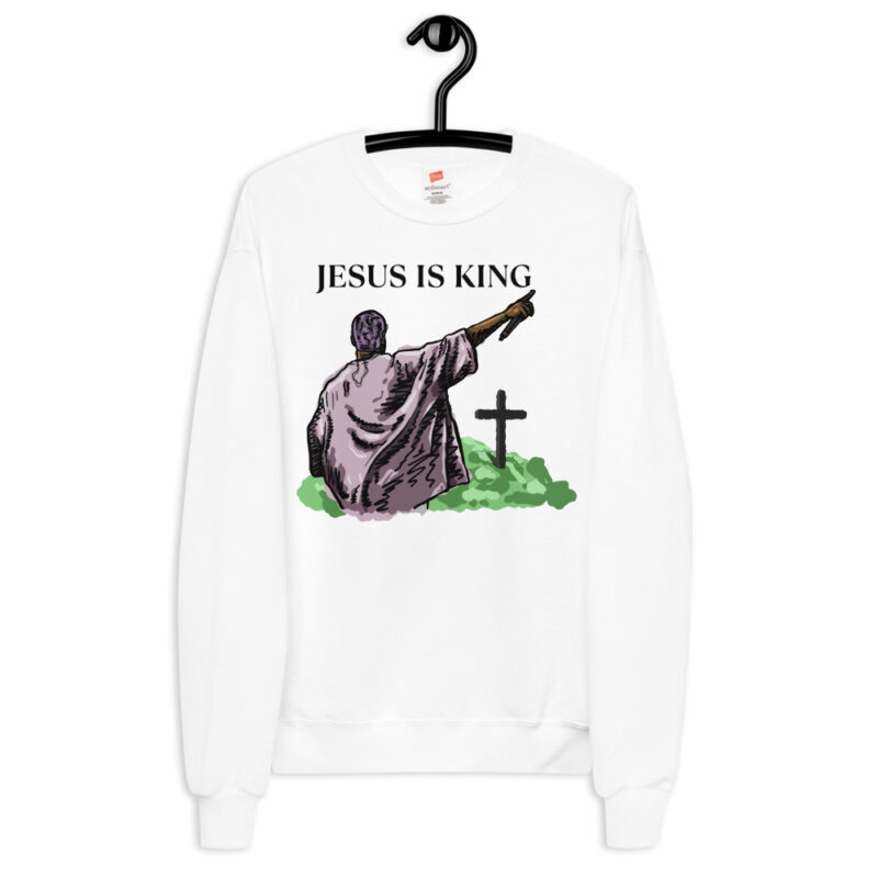 Jesus is King Singing Unisex Sweatshirt
