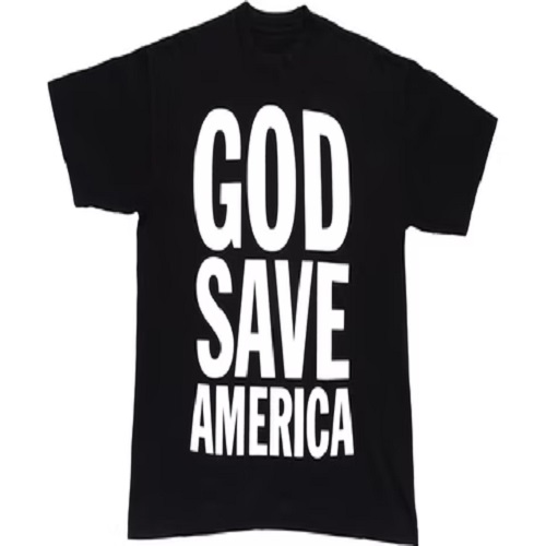 Kanye West God Save America T-shirt - KANYE WEST