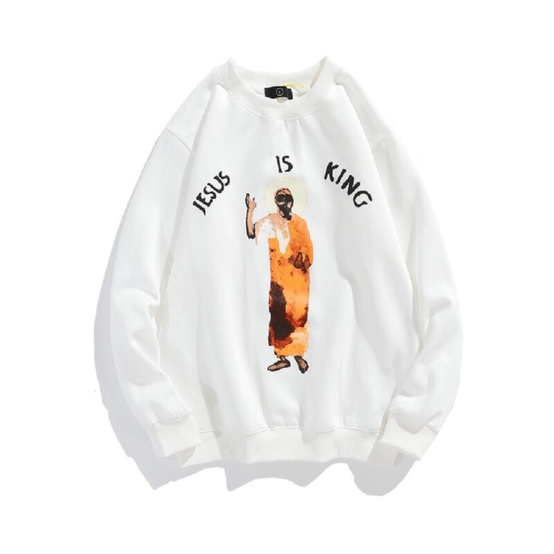 Kanye West Jesus Is King Pullover Loose Sweatshirt