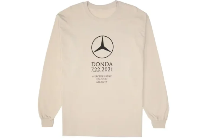 Kanye West Donda Atlanta Listening Event L/S T shirt Cream